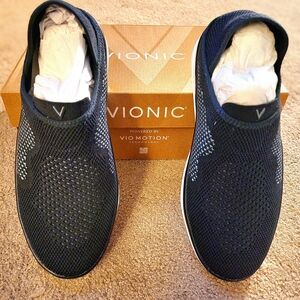 Vionic Women's Sage Rx Recovery Navy Slip-on Sneakers 9.5M